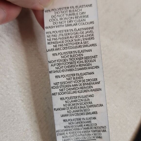 Nasty Gal Black Halter Top Bikini Top Size 4 - Picture 3 of 5